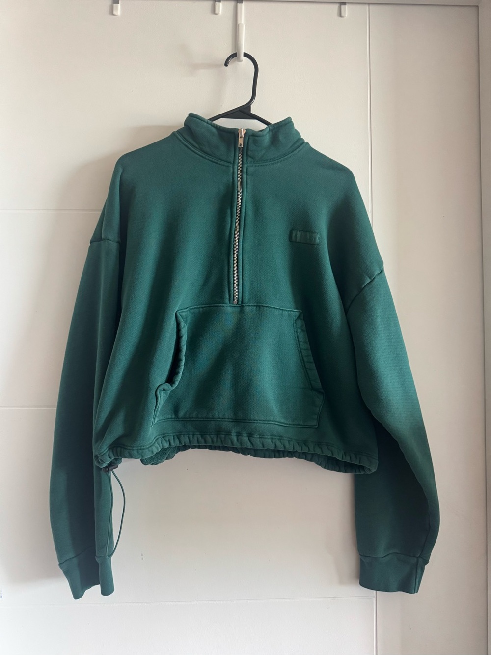 SET Active Forest Green Half-Zip Pullover Hoodie